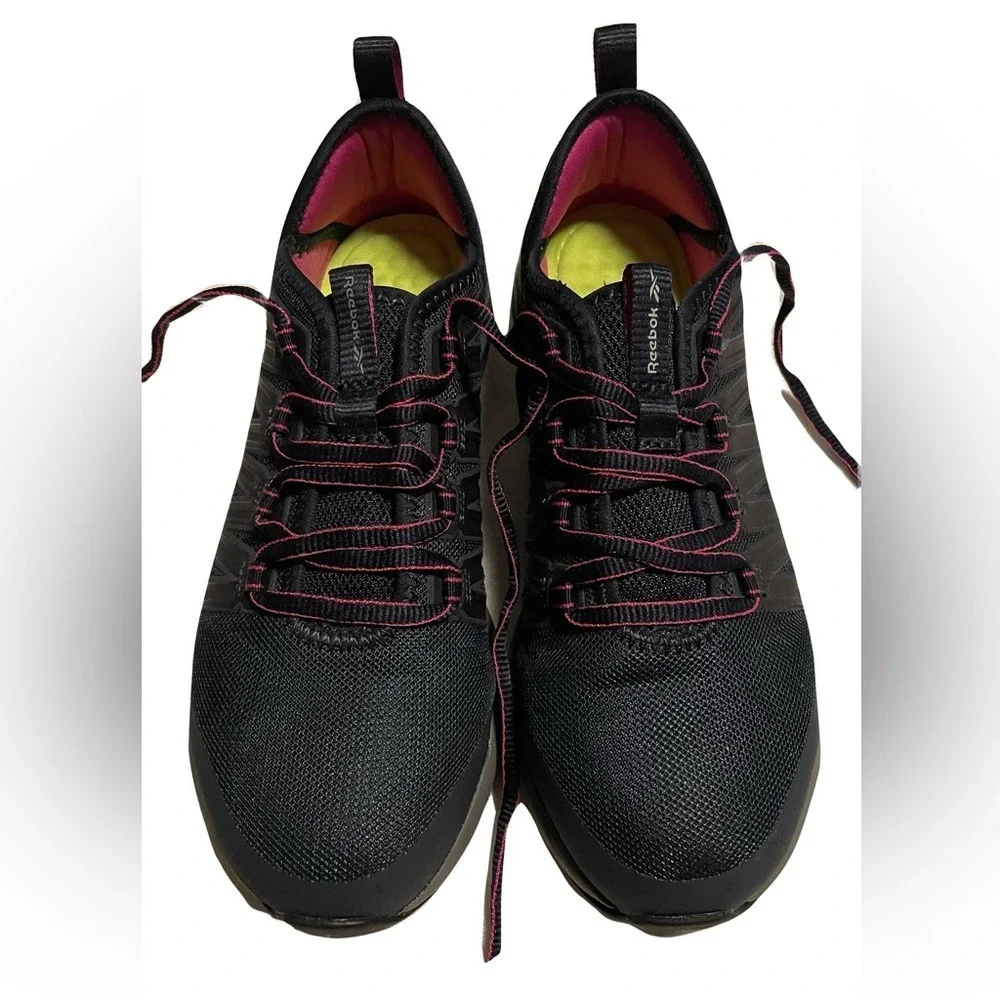 Reebok Astroride RB308 Steel Toe Shoes Sneaker 7W Women Navy Purple - Picture 5 of 15